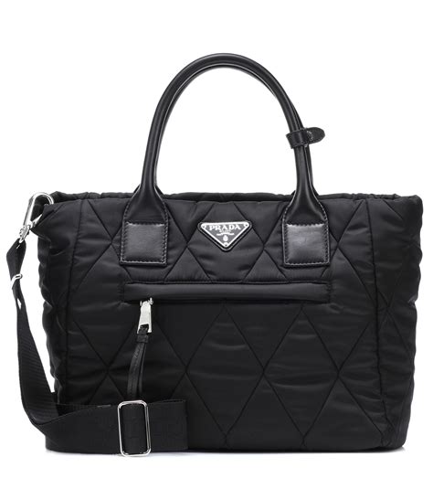 prada handbag nylon tote bag bn1057 black|Prada Black Nylon 2way Tote Handbag BN1057 117 182077.